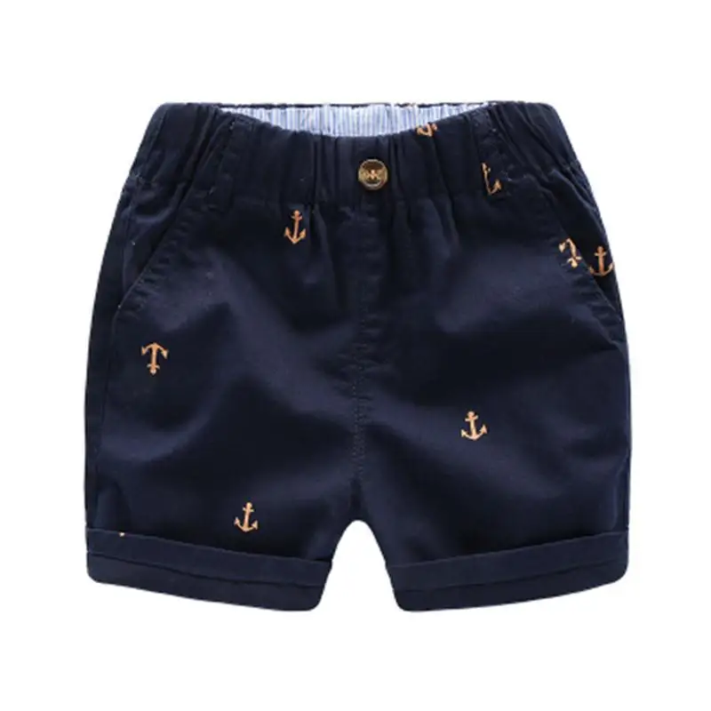 2-9 Years Children Shorts Toddler Kids Short Pant Summer Cotton Anchor Boys Beach Shorts Leisure Capris Baby Clothing KF553 - Image 5