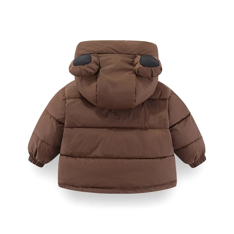 1pcs Boy Girl Coat Baby Winter Thick Down Jackets Kids Warm Plush Thicken Outerwear Clothes Fur Hooded Jacket Children Snowsuit - Image 6