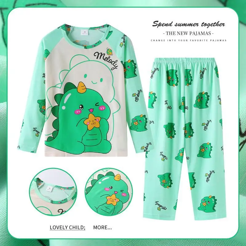 Cute Sets for Children Loungewear Pajama Girl Sleepwear Robe Children's Clothing Mother Kids - Image 3
