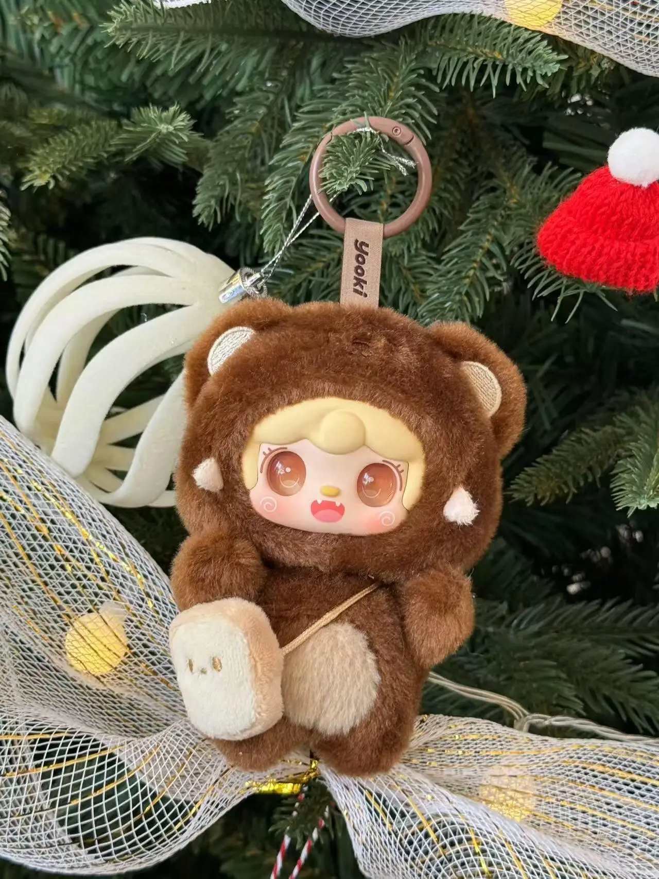 New Yooki V4 10cm Pendant Gen Bite Bear Series Vinyl Mini Blind Box Cute Decor Collection Figurine Kid Bestie Girl New Year Gift - Image 4