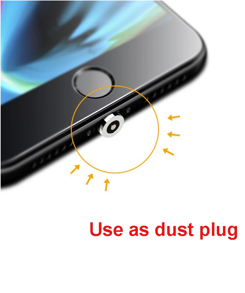 MVQF 9pcs Converter Charging Cable Adapter For Mobile Phone 360 Degree Rotation Magnetic Tips Replacement Parts Operate Durable - Image 3