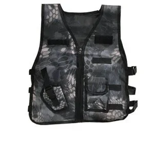 Army Fans Outdoor Children Vest Tactical Boy Girl Camouflage CS Game Vest Kids Hunting Cosplay Fishing CS Game Clothing - Image 5