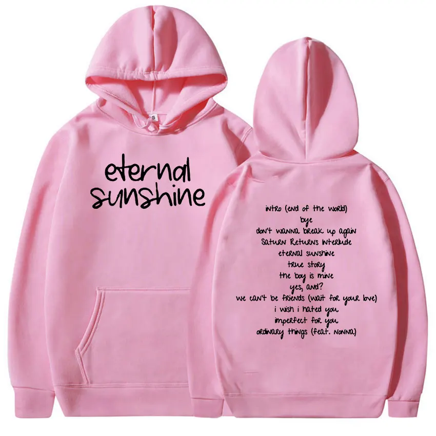 Ariana Grande Eternal Sunshine 2024 New Album Hoodie Men Women Casual Fashion Pullover Oversized Sweatshirts Hip Hop Streetwear - Image 3
