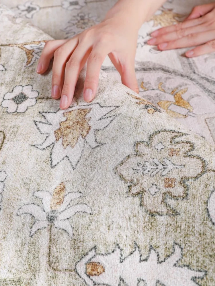 Artistic Persian Type Carpet Luxury Bohemian Decorative Rugs Comfortable Soft Living Room Carpets Machine Washable Bedroom Rug - Image 4