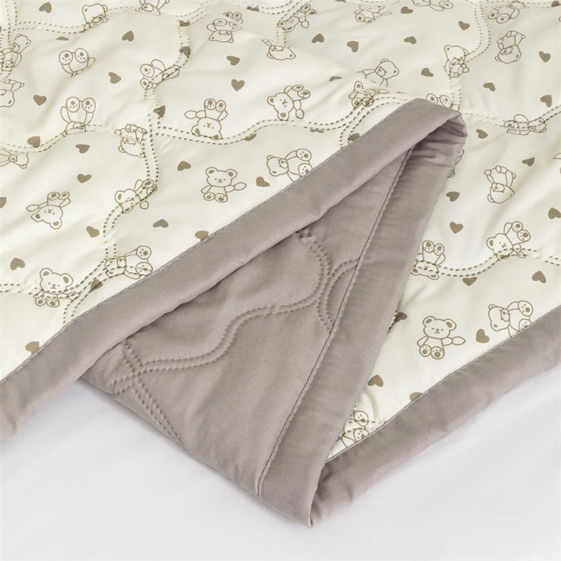 Cartoon Style Bedspread Quilted Comforter Nap Blanket Home Duvets 여름이불 Breathable Quilt Printed Thin Duvets couette de lit - Image 6
