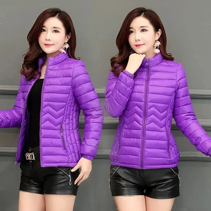 Women Parkas Winter Jacket Down Cotton Jacket Warm Korean Casual Lightweight Solid Color Parka 2023 New Female Snow Coat Outwear - Image 6