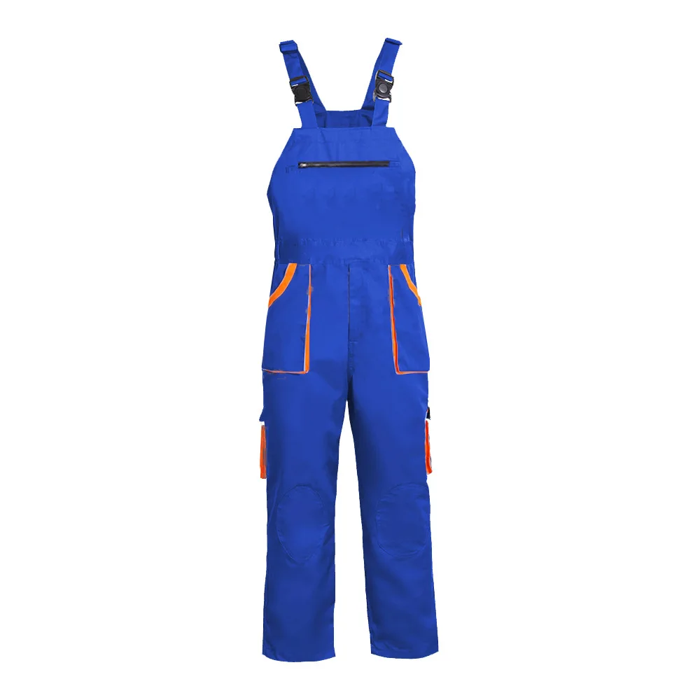Bib Overalls Mens Women Work Clothing Plus Size Protective Coveralls Strap Jumpsuit Multi Pockets Uniform Sleeveless Cargo Pants - Image 5