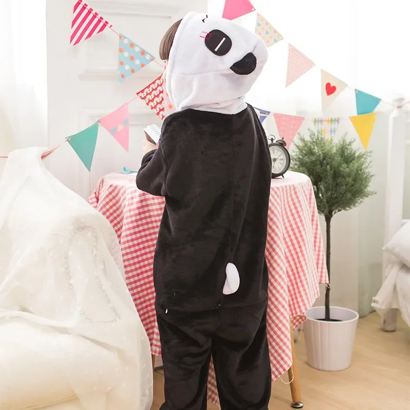 Pink Rabbit Pajamas Overalls Child Boy Girl Christmas Kigurumi Animal Anime Onesie Women Men Sleeping Wear Hooded Pyjama Set - Image 2