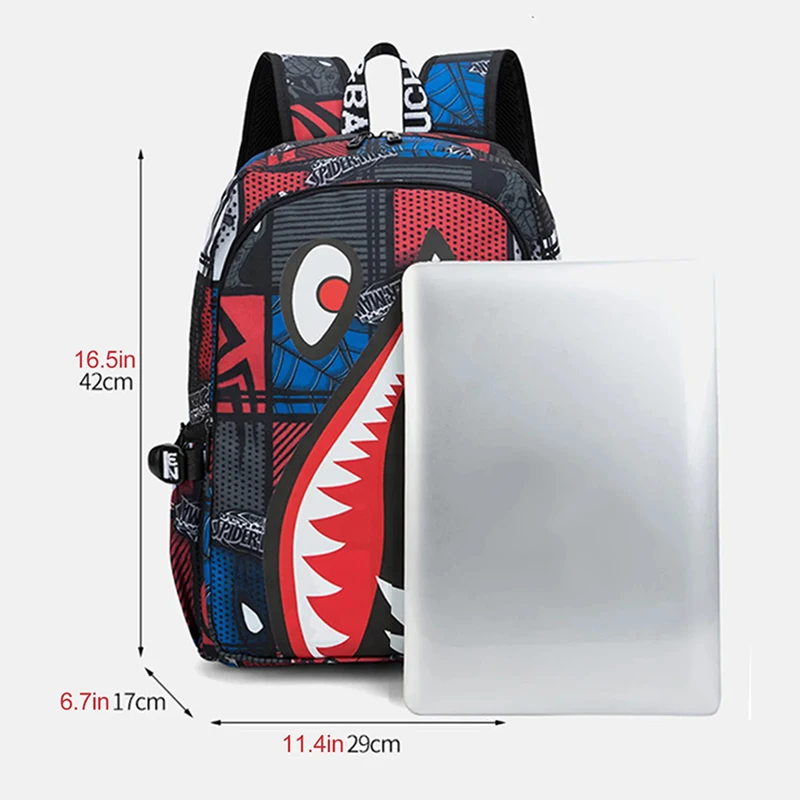 Anti-theft Backpack Men Waterproof Rucksack Backpacks for Women of Fabric Casual Travel Backpack Senior School Student Schoolbag - Image 2