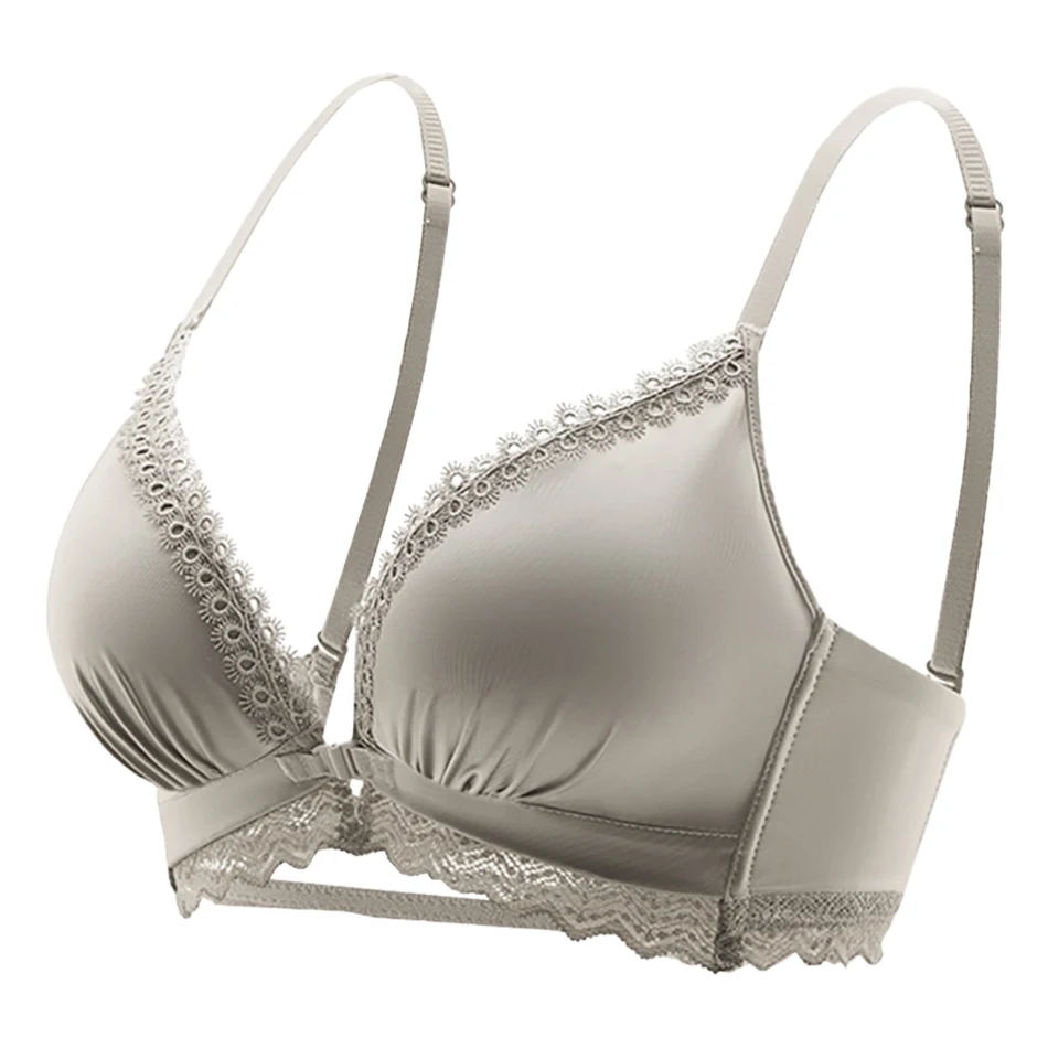 Glamour Front Closure Padded Bras Small Busts Push Up No Underwire Designed with Extra Padding for Confident and Alluring Look - Image 2