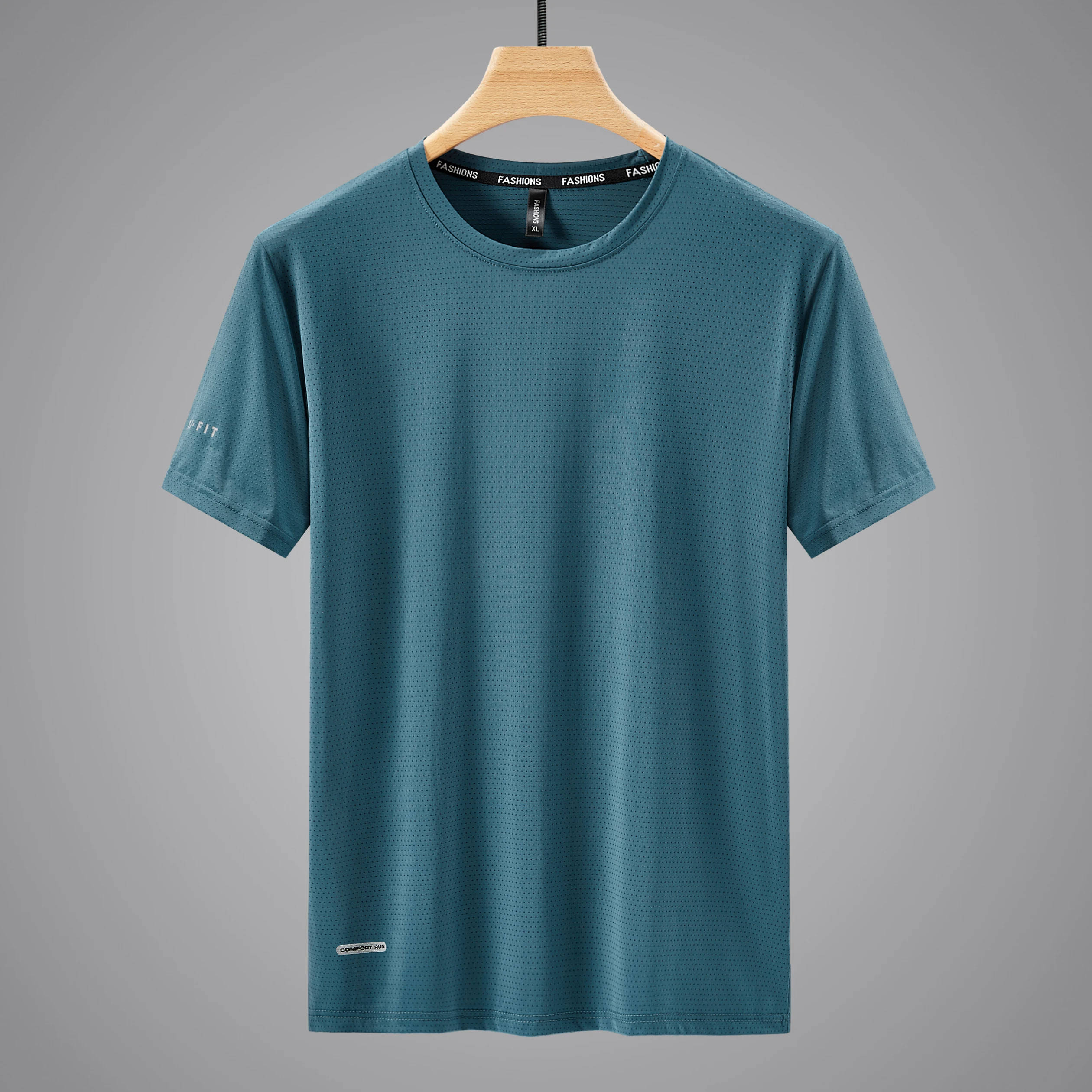 Quick Dry Sport T Shirt Men'S 2024 Short Sleeves Summer Casual White Plus OverSize 6XL 7XL 8XL 9XL Top Tees GYM Tshirt Clothes - Image 5
