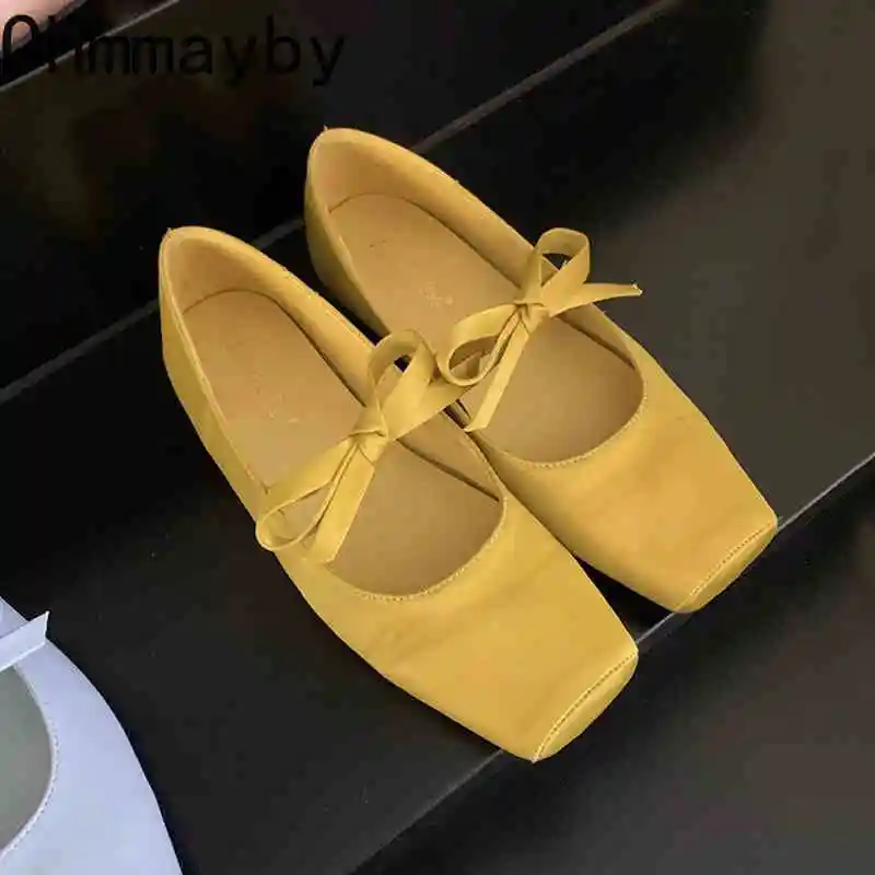 Designer Spring Flats Women's Ballet Shoes Comfort Soft Sole Shoes Outdoor Party Dress Female Slip On Shoes - Image 3