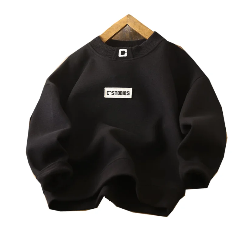 Boys Hoodies Sweatshirts Cotton Tops Outwear 2024 Orange Spring Autumn Kids Christmas Gift Teenagers Children's Clothing - Image 6