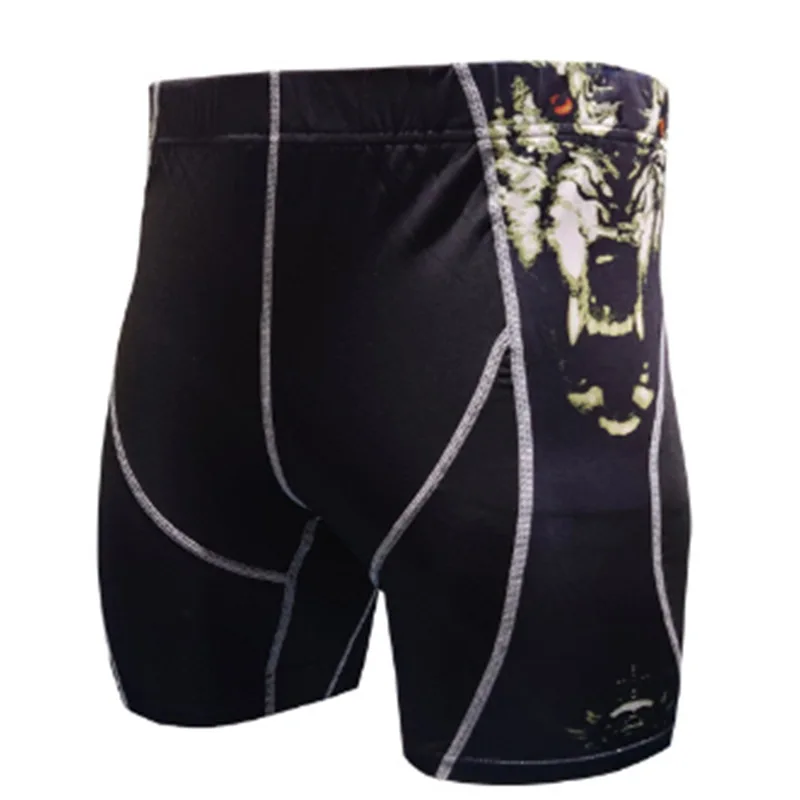 MMA Compression Shorts Running Tights Men's Gym Leggings Workout Sweatpants Training Jogging Fitness Quick Dry Short Pants - Image 3