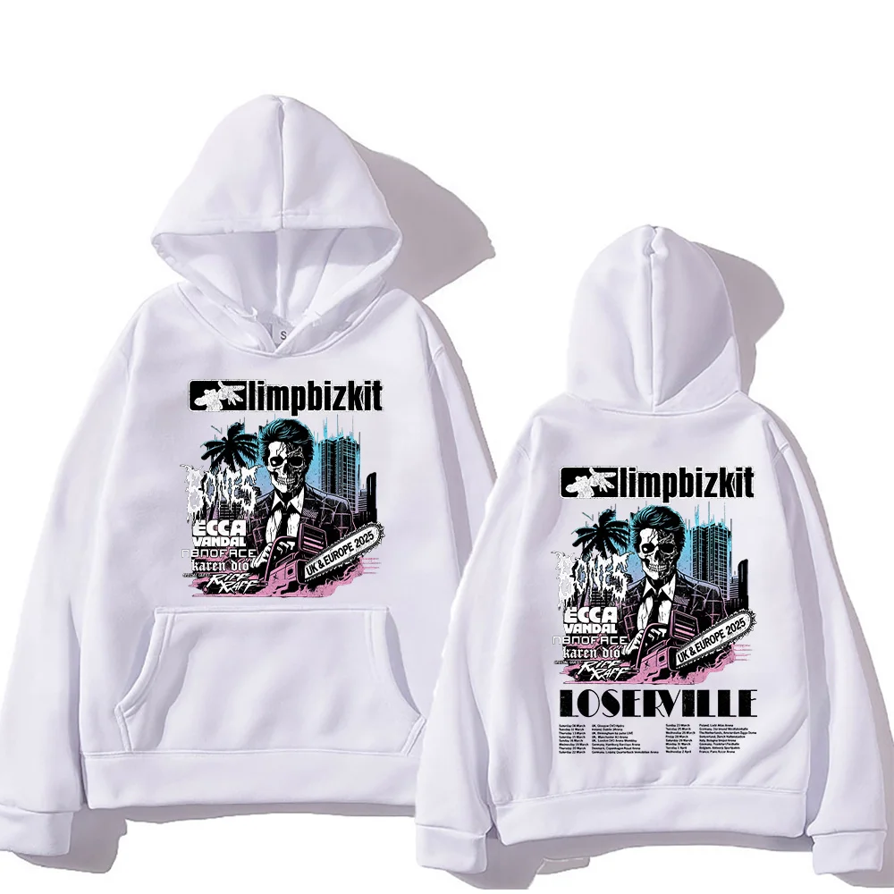 Limp Bizkit Pullovers UK and Europe Tour Graphic Printing Sweatshirts Men Women Oversized Clothing High Street Casual Pullovers - Image 3