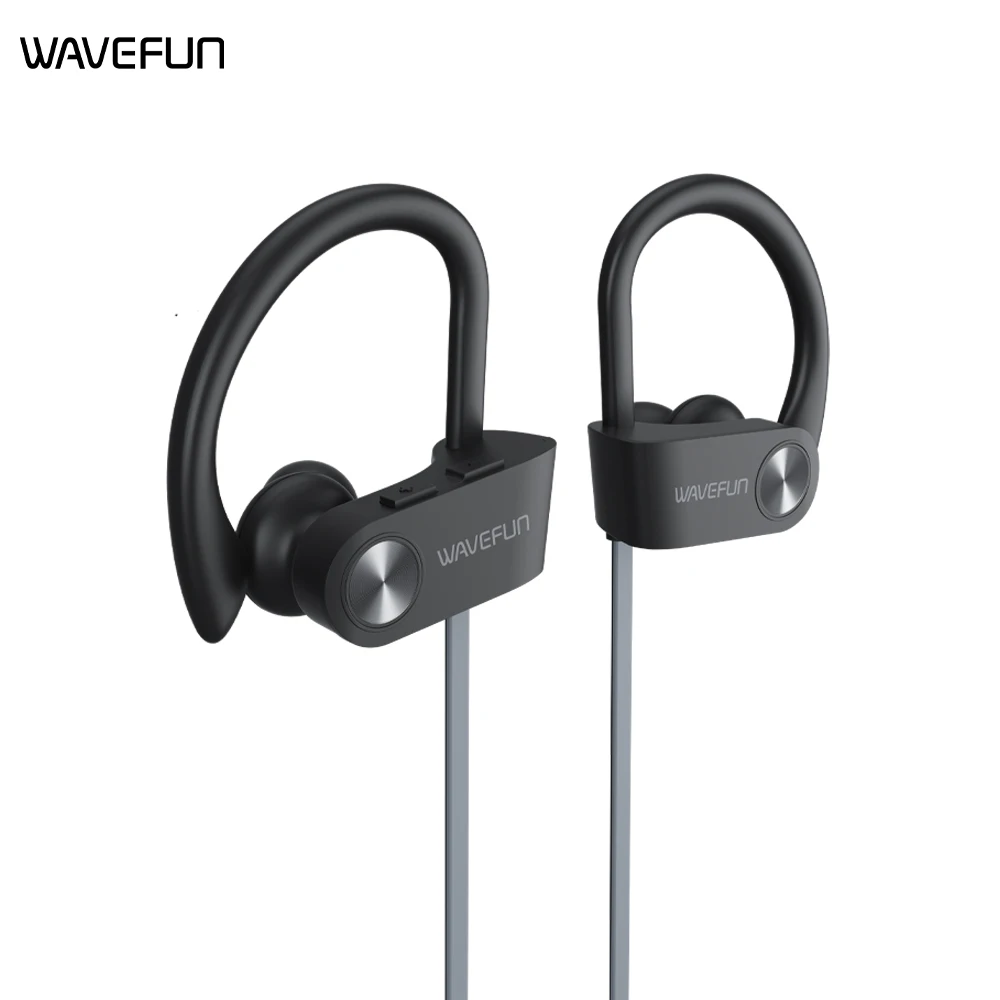 Wavefun XBuds Bluetooth Earphone Wireless Headphones with Ear Hook IPX7 Waterproof Super Bass Sport Earphones Music Gaming Mode - Image 5