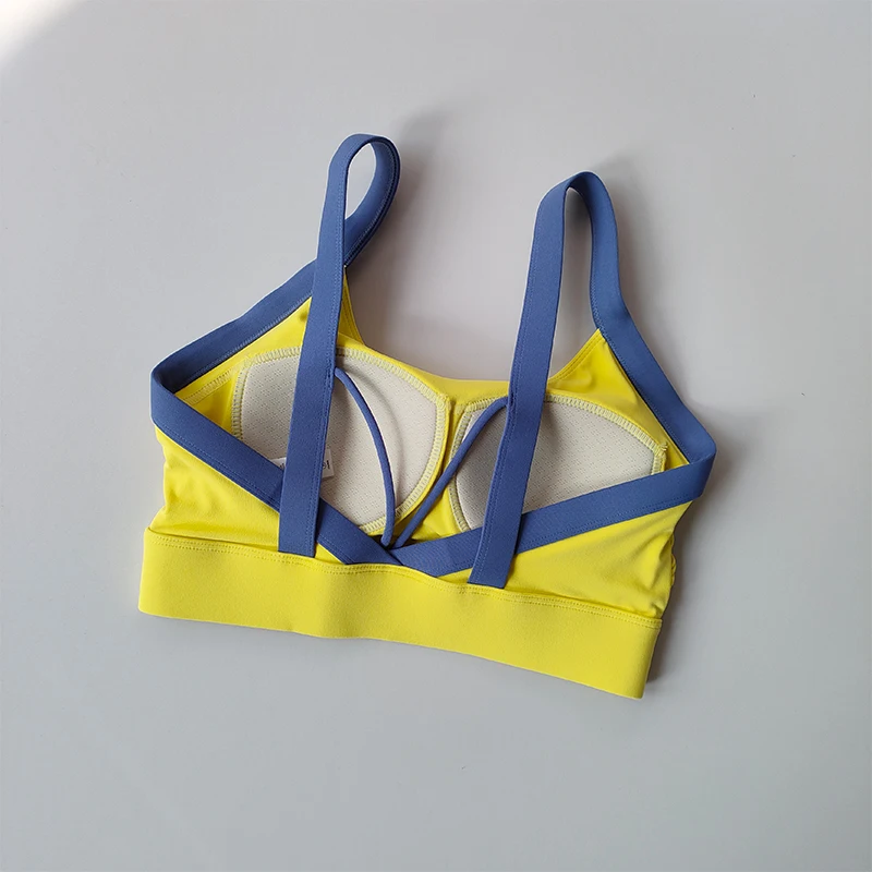 Sports Bra Crop Top Bras for Women Gym Tops Sexy Yoga Bra Open Back Workout Top Running Underwear Fitness Bra SportsTop 2024 - Image 2