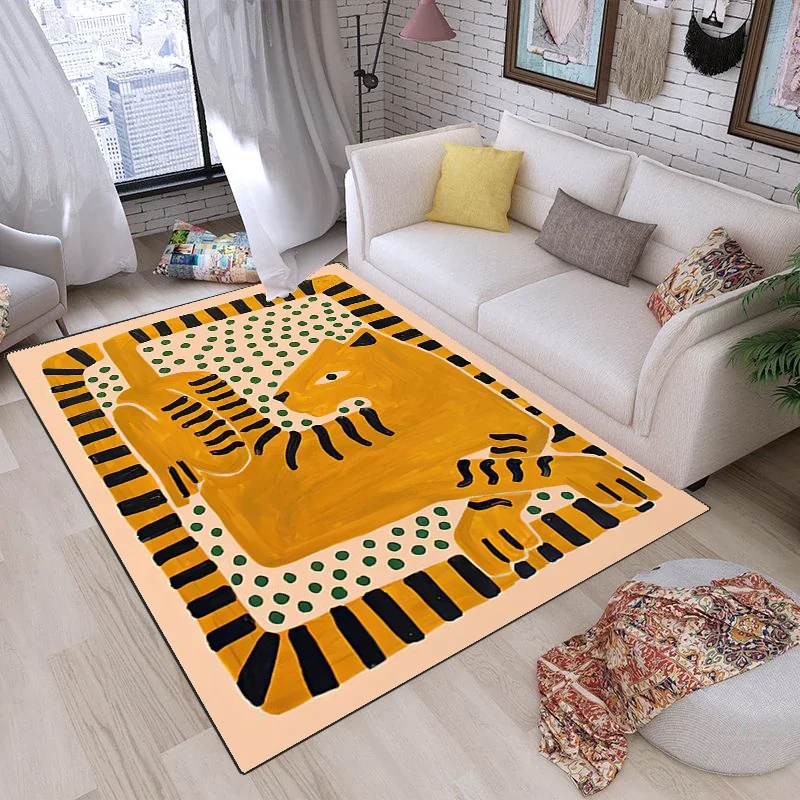 Carpet for Living Room Fashion Advanced Home Decoration Coffee Tables Bedroom Plush Mat Large Area Cloakroom Rug ковер Tapis 러그 - Image 3