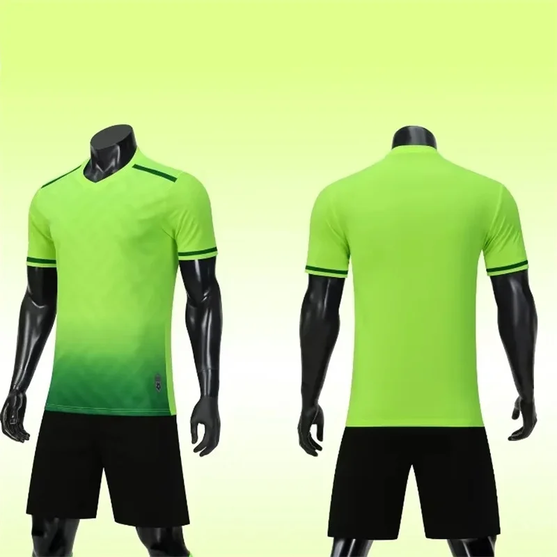 Football Jerseys High Quality Blank Soccer Short Sleeve Shorts Kids Women Men Sport T-Shirt DIY Number Customization - Image 6