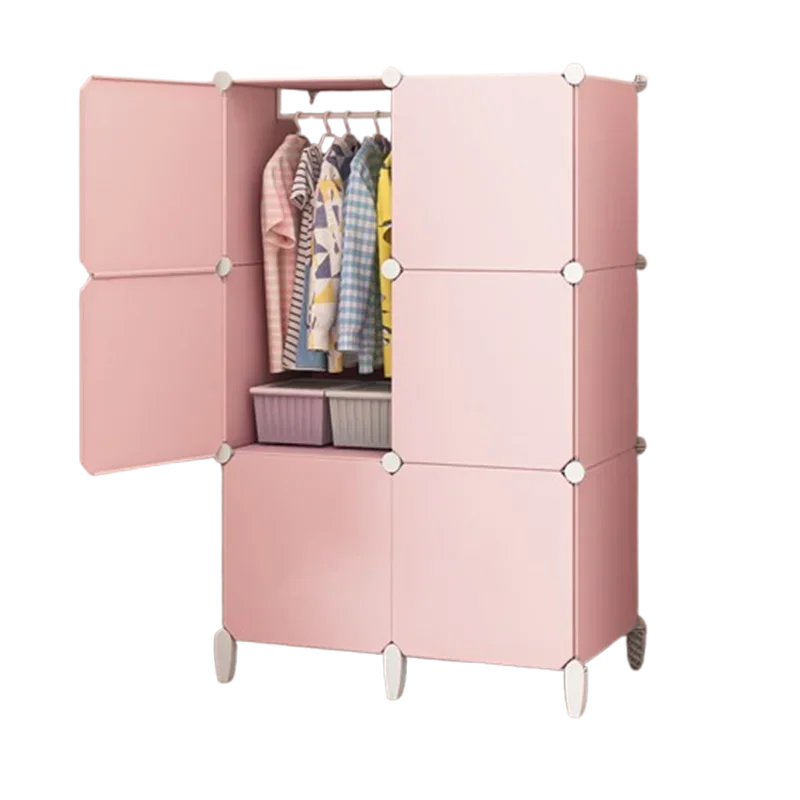 Modular Minimalist Wardrobe Space Saving Fabric Display Nordic Modern Wardrobe Living Room Baby Plastic Ropero Salon Furniture - Image 6