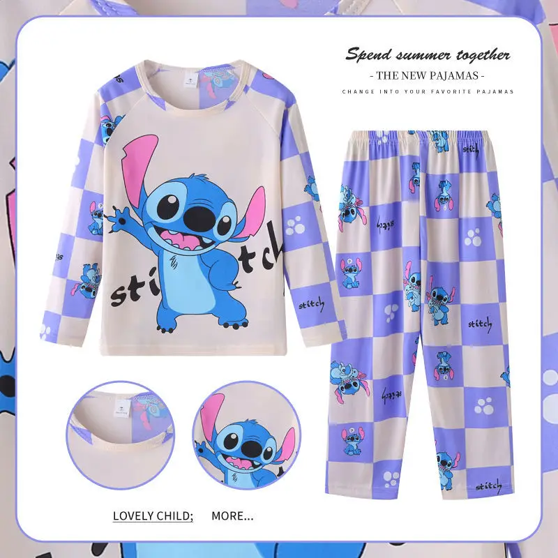Cute Sets for Children Loungewear Pajama Girl Sleepwear Robe Children's Clothing Mother Kids - Image 2