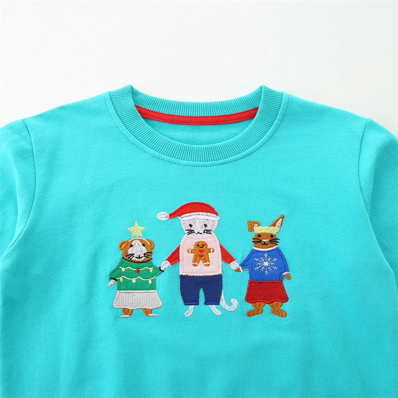 Jumping Meters 2-7T Autumn Spring Rockets Children's Sweatshirts Long Sleeve Baby Clothing Toddler Kids Hooded Shirts - Image 5