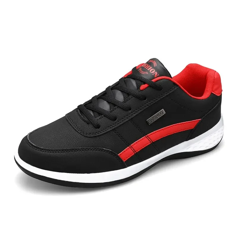 Fashion Casual Shoes Mens Outdoor Tennis Sneakers Lightweight Comfortable Lace Up PU Trainer Size Smaller Than Normals for Men - Image 6