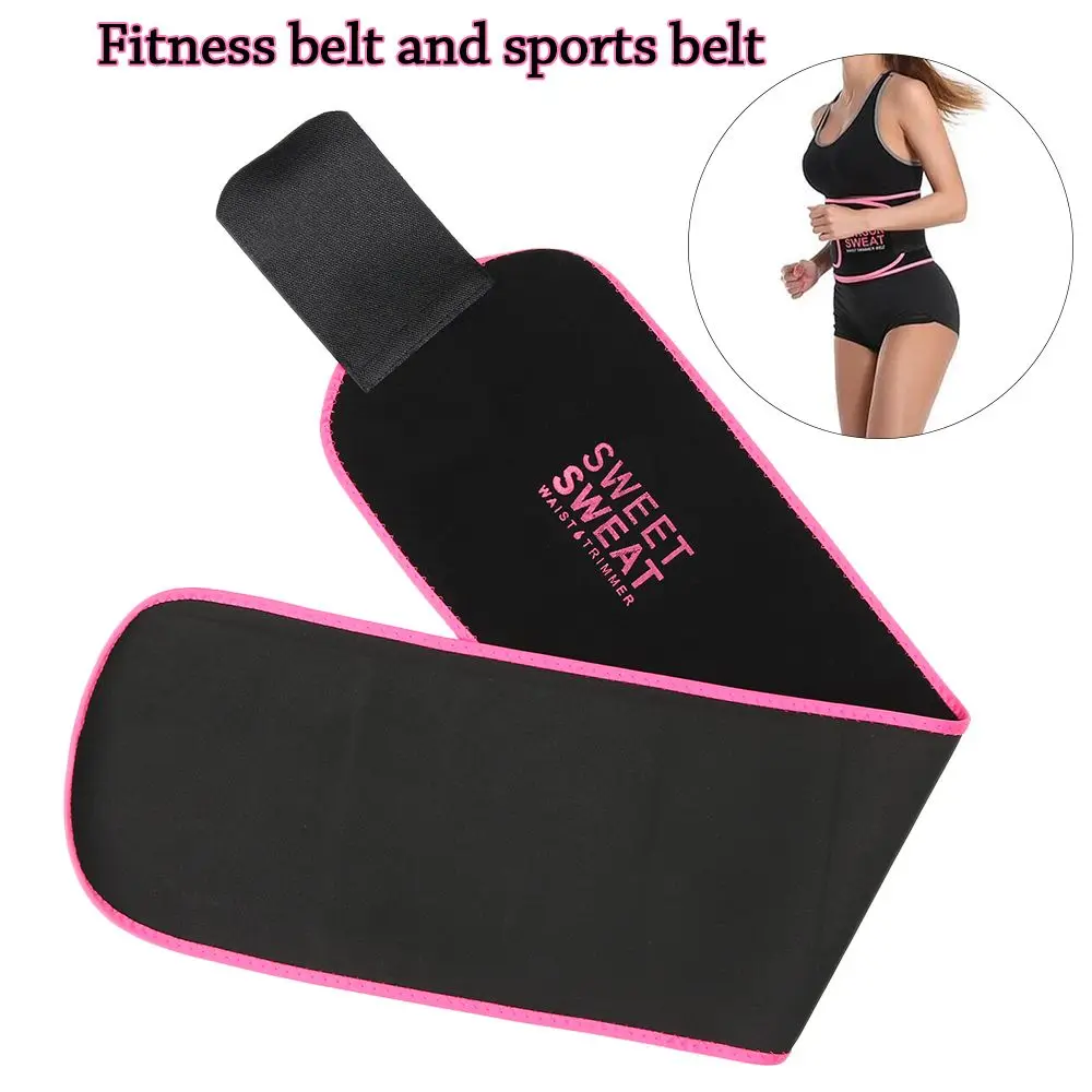 SWEET SWEAT Women Slimming Belt Fitness Corset Waist Support Adjustable Sweat Waist Trainer Body Shaper Lumbar Belt - Image 2
