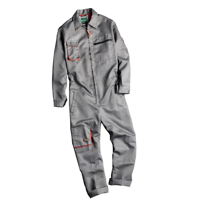 Men Long Sleeve Cargo Overalls Bib Pants Zipper Pockets Rompers Jumpsuit Fashion Labor Casual Coveralls Plus Size S-4xl - Image 6