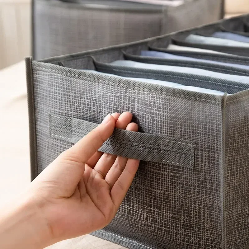 Closets Clothes Organizer Pants Jeans Storage Box Cabinet Organizer Drawers Underwear Socks T-Shirt Wardrobe Storage Organizers - Image 5