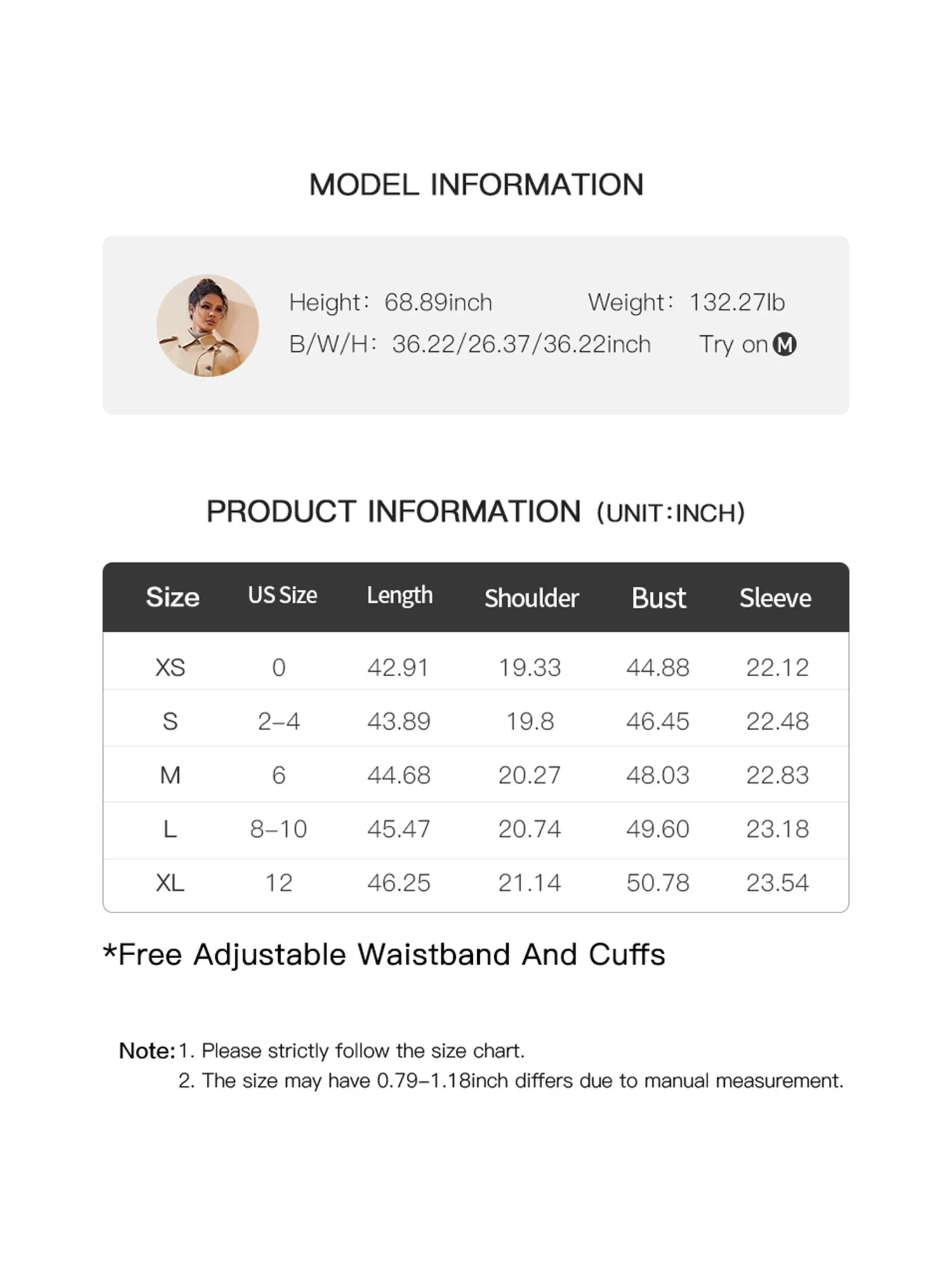 FSLE Women Trench Khaki Autumn Long Trench Coats Turn Down Collar Full Sleeve 100% Cotton Women Oversized Trench 24FS11325 - Image 6
