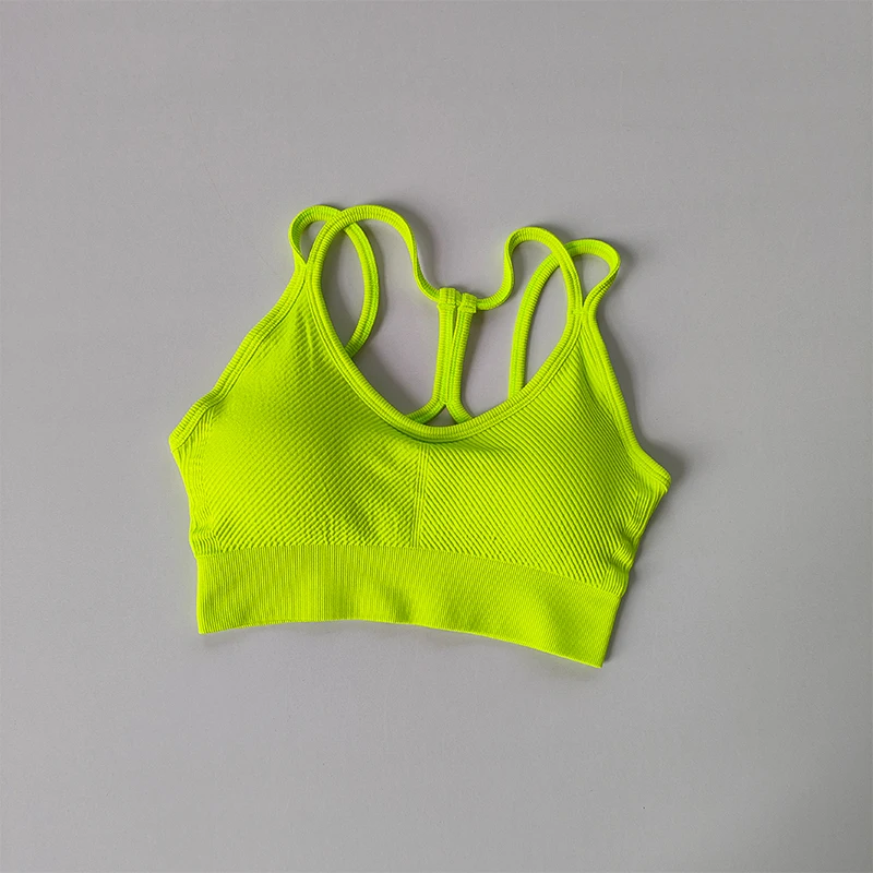 Sports underwear women's running shockproof summer quick drying back fitness bra vest professional training Yoga bra - Image 2