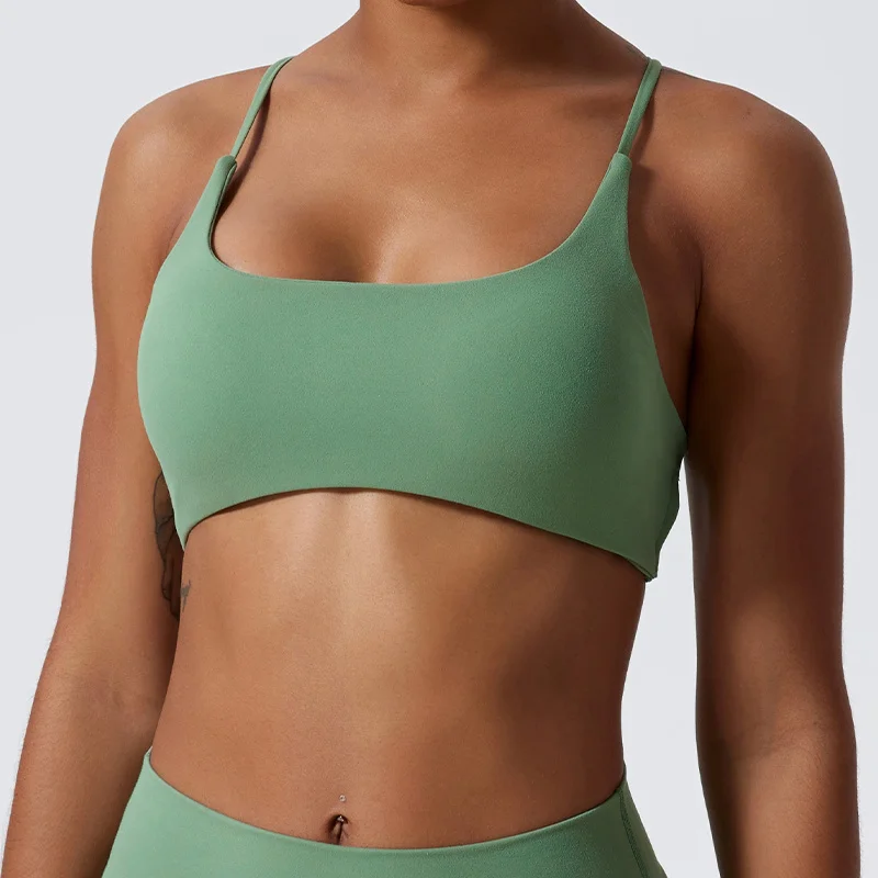 Comfort Sexy Sports Bra Gym Top Women Training Yoga Clothes Stretch Women Sports Underwear Fitness Workout Back Cross Yoga Bra - Image 2