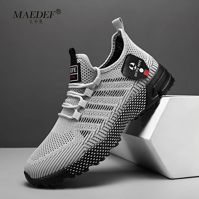 Summer Shoes Men Sneakers Casual Mans Tennis Shoes Trainer Yellow Man Sneakers Sports Lightweight Breathable Running Shoes Man - Image 5