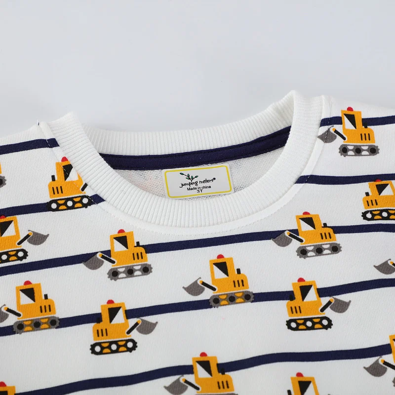 Jumping Meters 2-7T Print Boys Sweatshirts Kids Clothes Long Sleeve Baby Hooded Sport Shirts Autumn Spring Tops Pullover Shirts - Image 5
