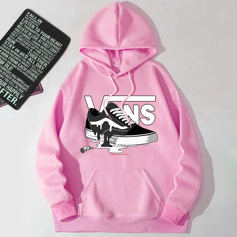 Exclusive Collab Fleece Hoodies Men Women Long Sleeve Sweaters Casual Hoodie Round Neck Sweatshirts Bottom Shirts Pullovers - Image 2
