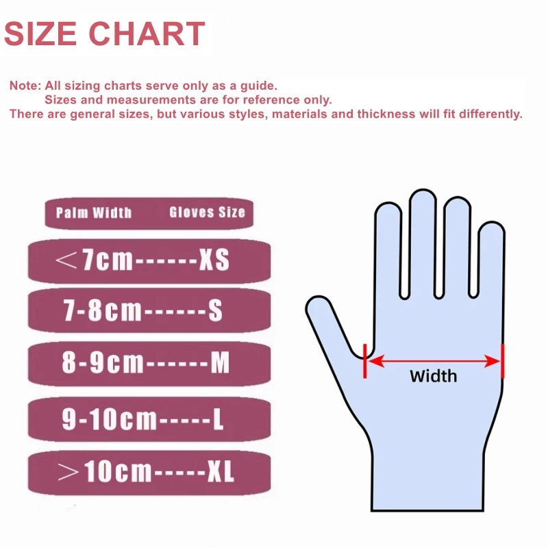 50/100PCS Pink Nitrile Gloves Disposable Powder Free Household Cleaning Gloves for Kitchen Gardening Working Beauty Nail Gloves - Image 6