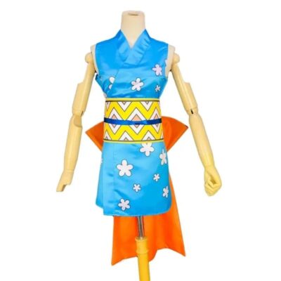 Anime Wano Cosplay Yukata Kimono Women Luxury Halloween Costume