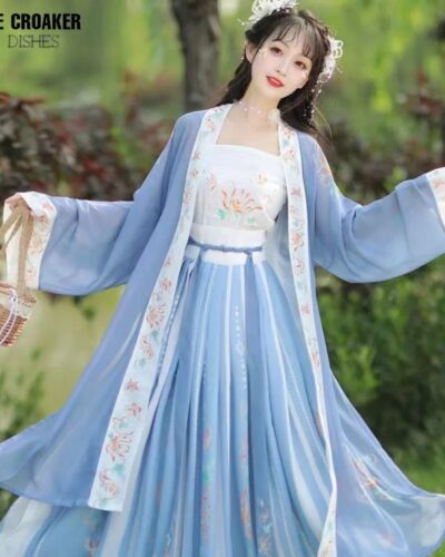 Hanfu Song Jacket Women Elegant Princess Dress Traditional Chinese Costume Ancient Performance Clothing