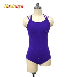Nasinaya Figure Skating Competition Training Jersey Leotard Girls Rhythmic Gymnastics Outfit