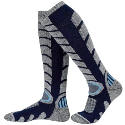 Brothock Unisex Wool Ski Socks – Thick Warm Winter Hiking & Snow Sports Socks