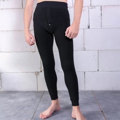 Men’s Winter Velvet Leggings – High Pressure Warm Jogger Pants