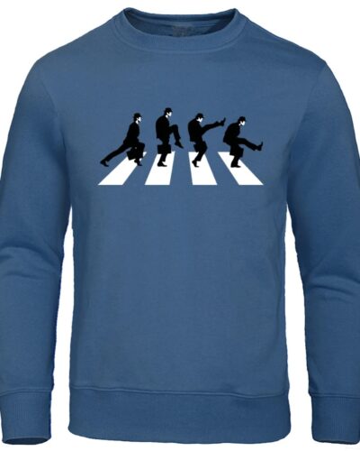 Monty Python The Ministry of Silly Walks Men Hoodie Oversized Casual Crewneck Streetwear Pullover Sweatshirt