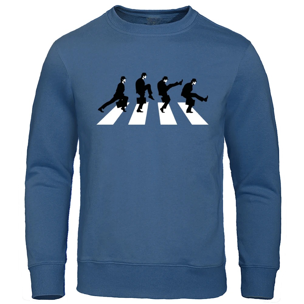 Monty Python The Ministry of Silly Walks Men Hoodie Oversized Casual Crewneck Streetwear Pullover Sweatshirt