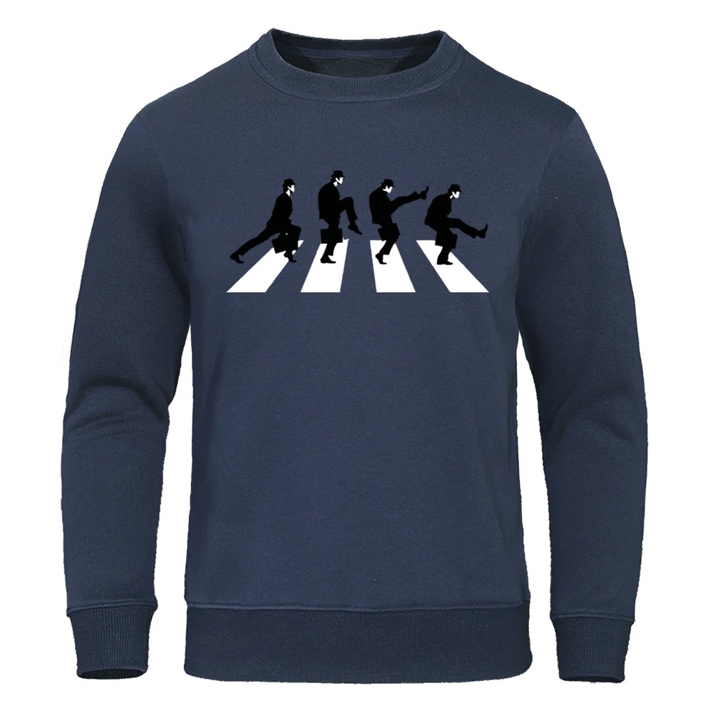 Monty Python The Ministry of Silly Walks Men Hoodie Oversized Casual Crewneck Streetwear Pullover Sweatshirt - Image 2