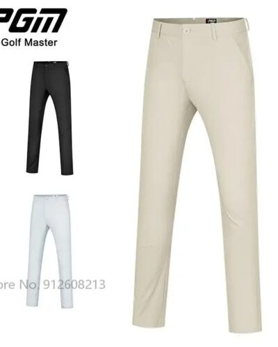 PGM Men Business Golf Trousers Straight Fit Breathable Quick Dry Pants