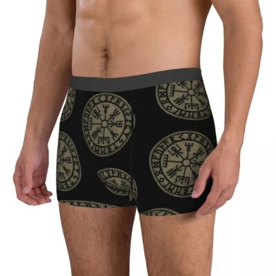 Viking Compass Man's Boxer Briefs Underwear Viking Highly Breathable High Quality Sexy Shorts Gift Idea