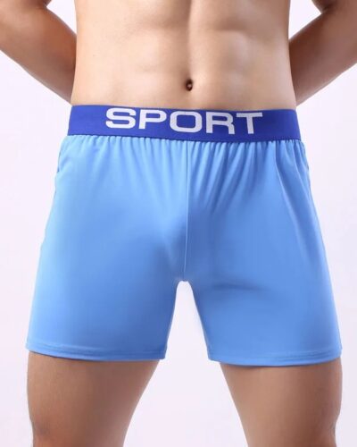 Men’s Cotton Boxer Shorts with Pocket – Sleepwear & Swim Boxers
