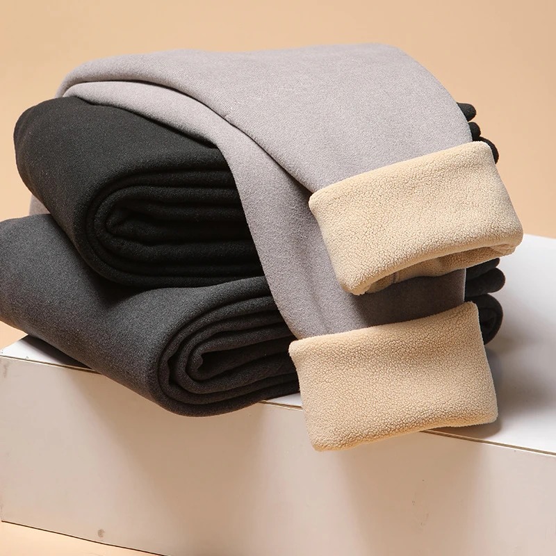 Men’s Winter Thermal Leggings – 2-Piece Thick Warm Wool Underwear Pants - Image 6