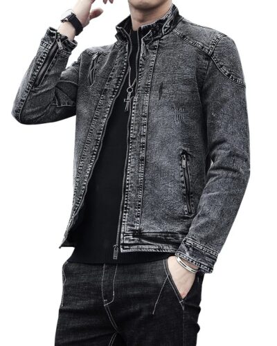 Men’s Autumn Winter Cotton Jacket – Vintage Casual Fleece-Lined Warm Coat